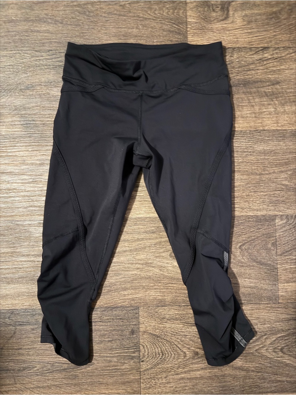 Lululemon Athletica Run Pace Cropped 17” Reflective Side Leg Leggings Women’s 4